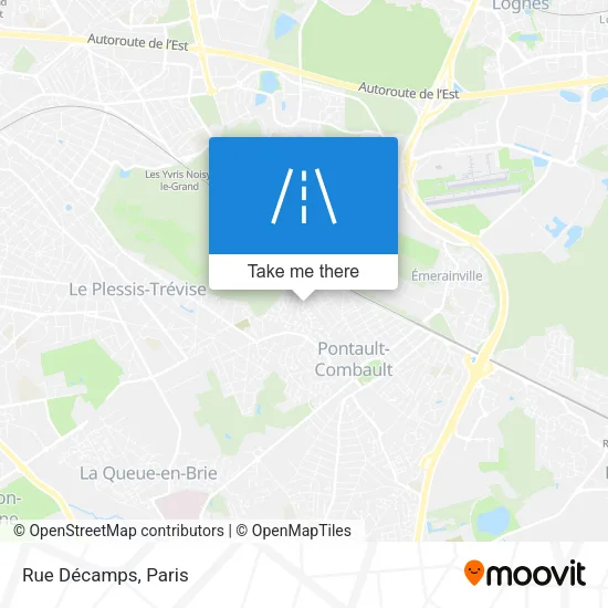 Rue Décamps map