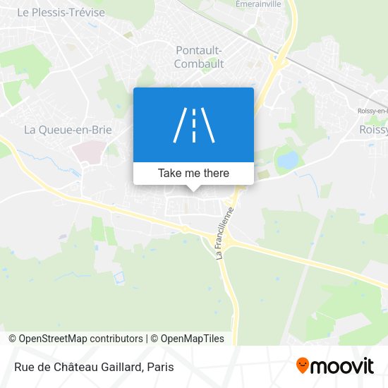 Rue de Château Gaillard map
