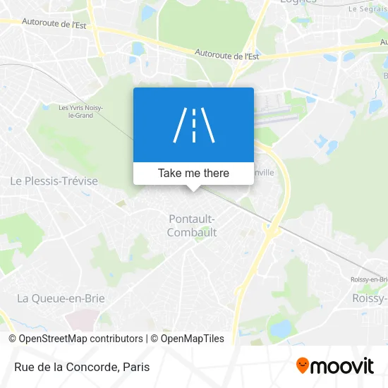 Rue de la Concorde map