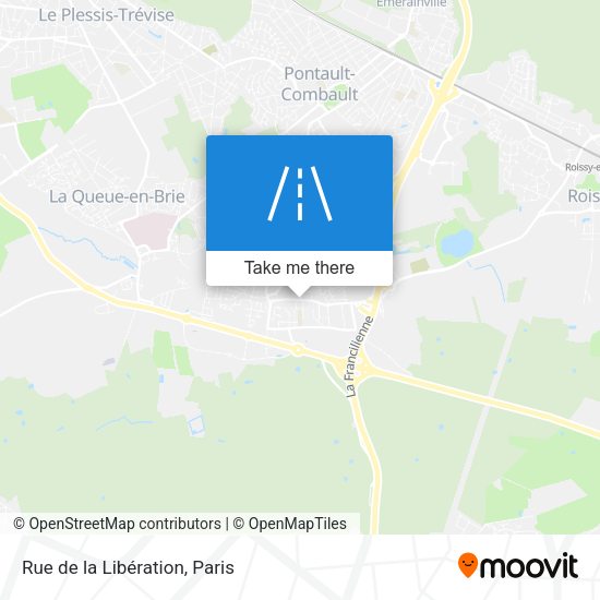 Rue de la Libération map