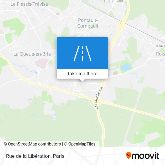 Rue de la Libération map
