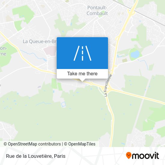Rue de la Louvetière map