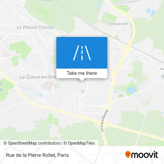 Rue de la Pierre Rollet map