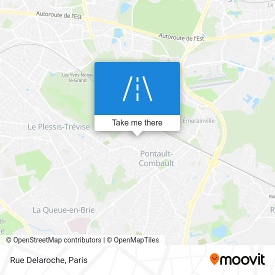 Rue Delaroche map