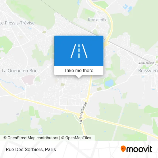 Rue Des Sorbiers map