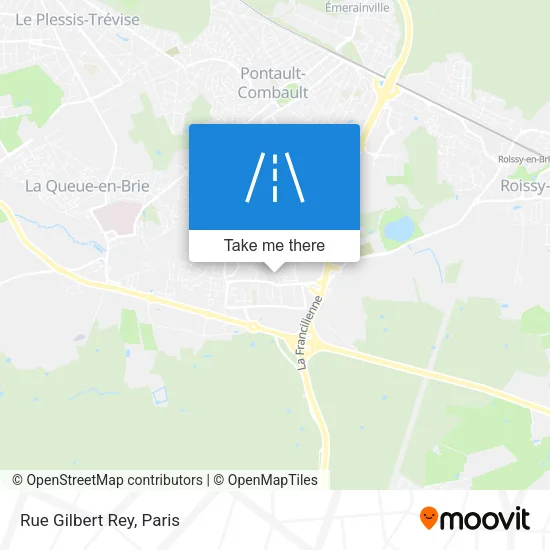 Rue Gilbert Rey map