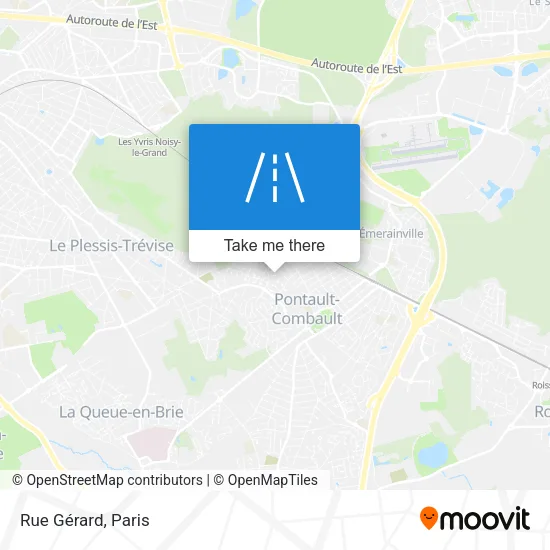 Rue Gérard map