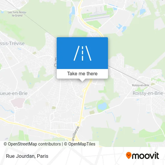 Rue Jourdan map