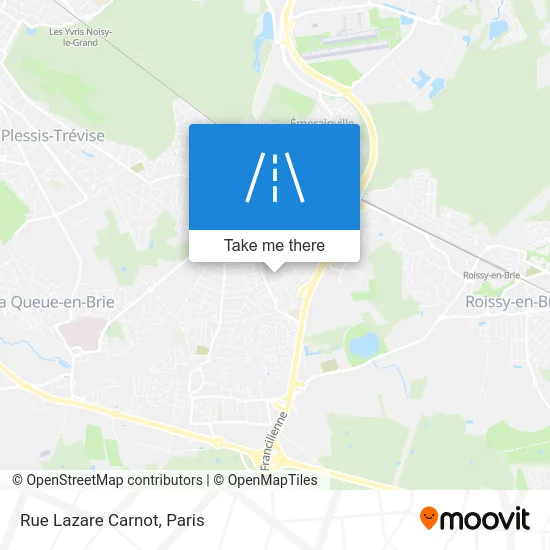 Rue Lazare Carnot map