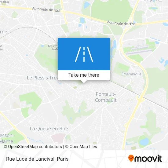 Rue Luce de Lancival map