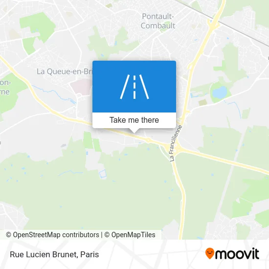 Rue Lucien Brunet map