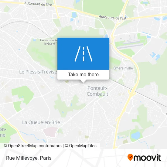 Rue Millevoye map