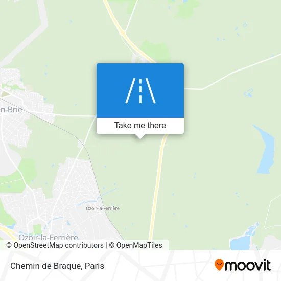 Chemin de Braque map