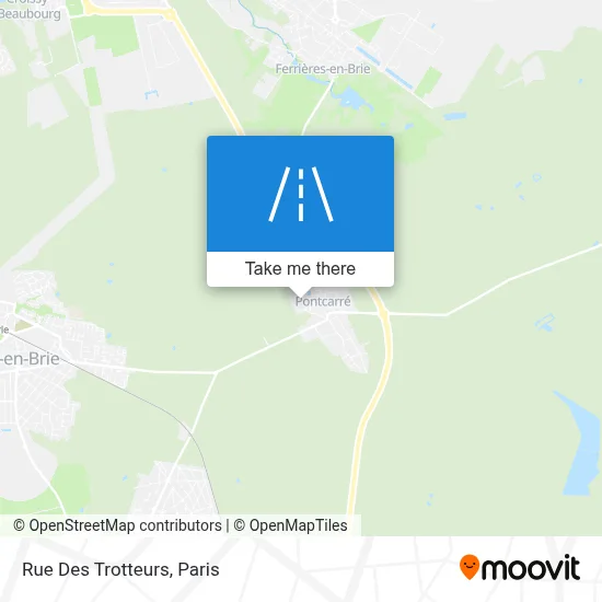 Rue Des Trotteurs map