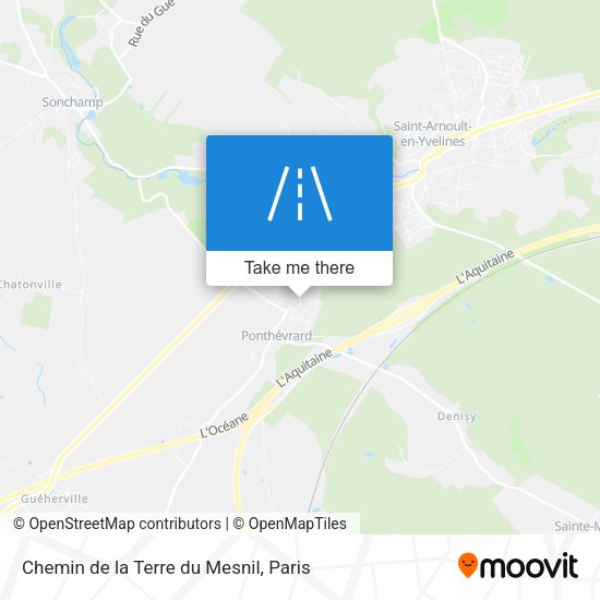 Chemin de la Terre du Mesnil map