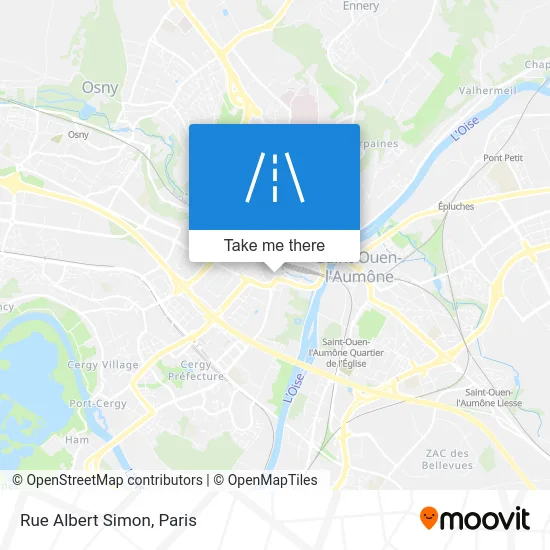 Rue Albert Simon map