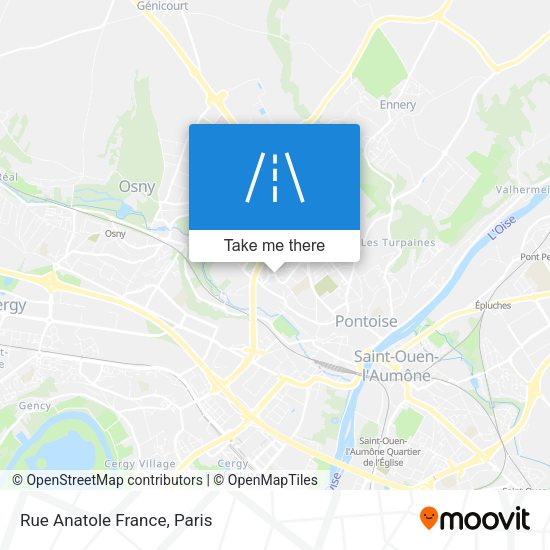 Rue Anatole France map