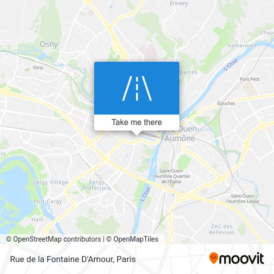 Rue de la Fontaine D'Amour map