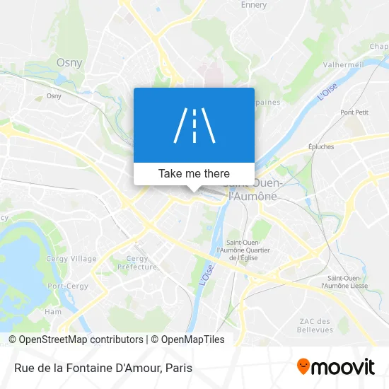 Rue de la Fontaine D'Amour map