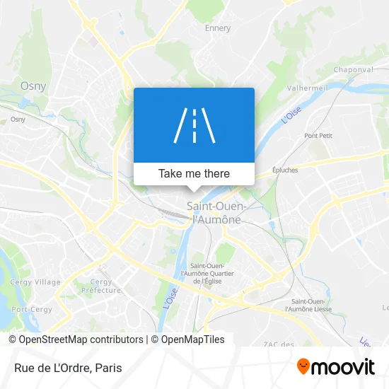 Mapa Rue de L'Ordre