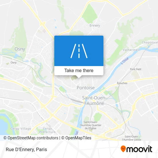 Rue D'Ennery map