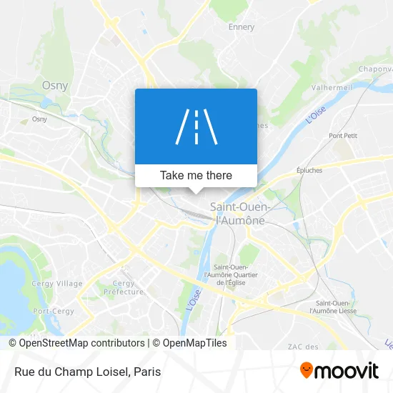 Rue du Champ Loisel map