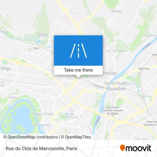 Rue du Clos de Marcouville map