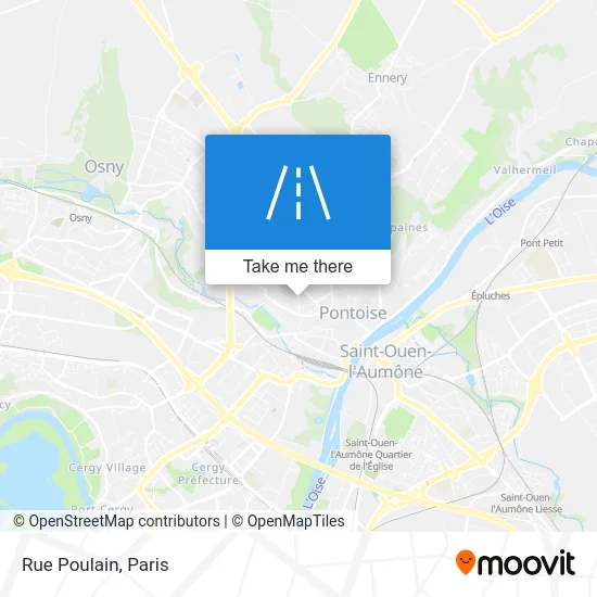 Rue Poulain map