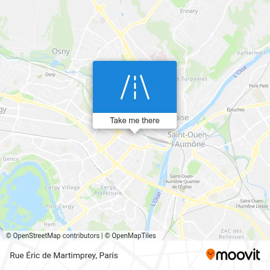 Rue Éric de Martimprey map