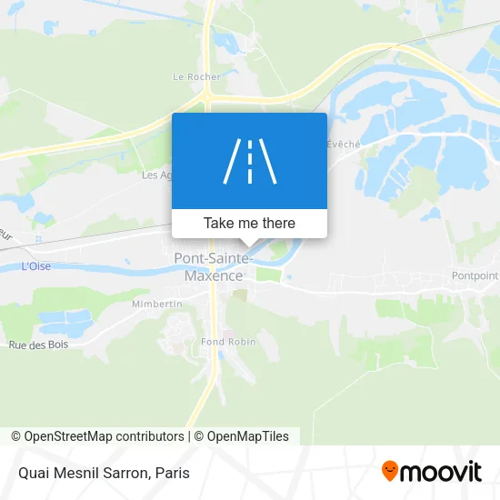 Quai Mesnil Sarron map