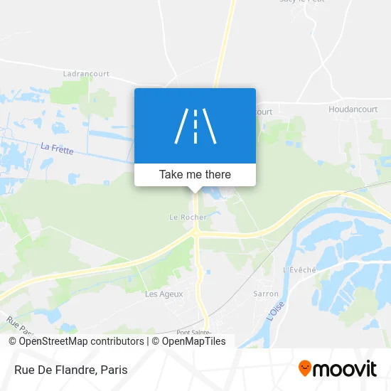 Rue De Flandre map