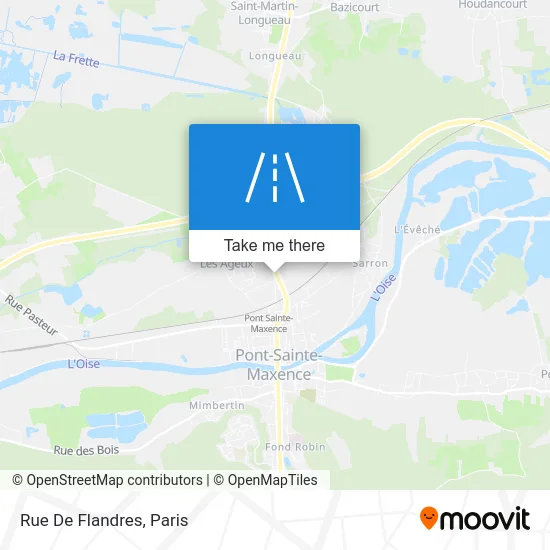 Rue De Flandres map