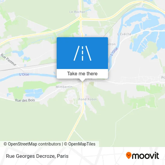Rue Georges Decroze map