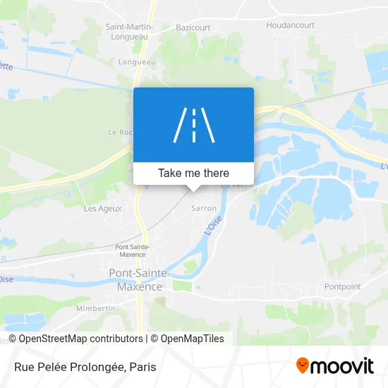 Rue Pelée Prolongée map