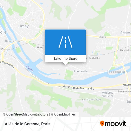Allée de la Garenne map