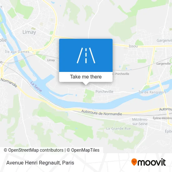 Avenue Henri Regnault map