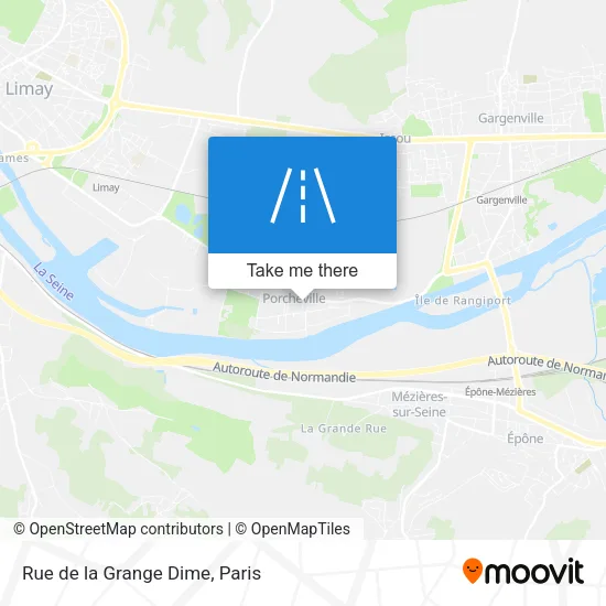 Rue de la Grange Dime map