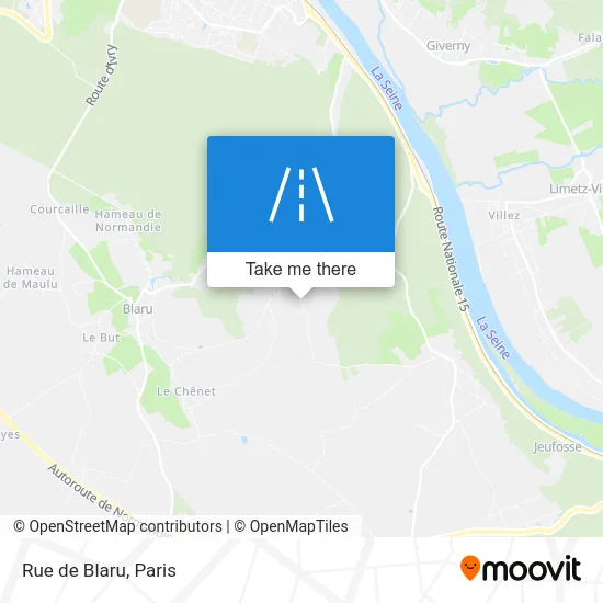 Rue de Blaru map