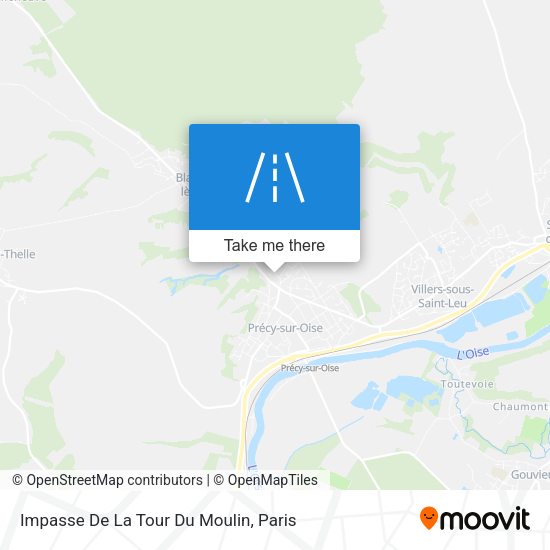 Impasse De La Tour Du Moulin map