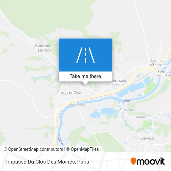 Impasse Du Clos Des Moines map