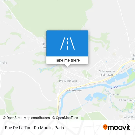 Rue De La Tour Du Moulin map