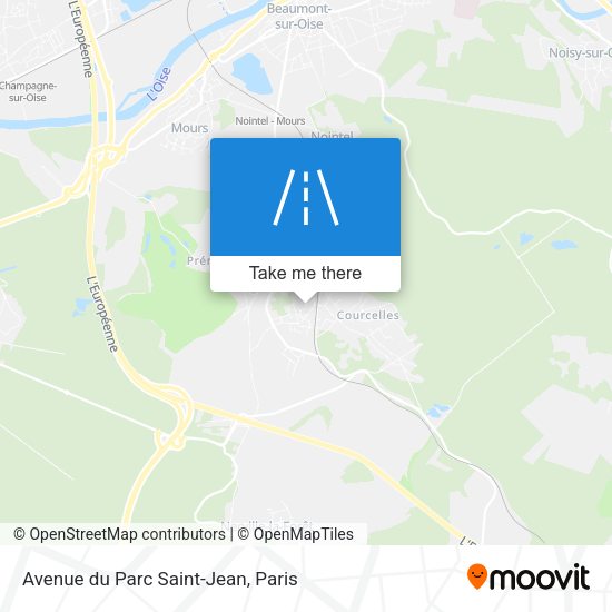Avenue du Parc Saint-Jean map