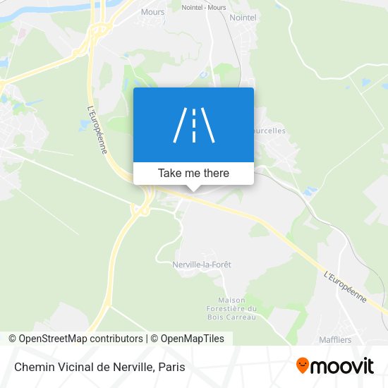 Chemin Vicinal de Nerville map