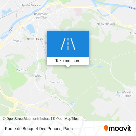 Route du Bosquet Des Princes map