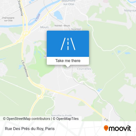 Rue Des Prés du Roy map