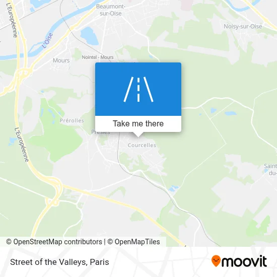 Rue Des Vallées map