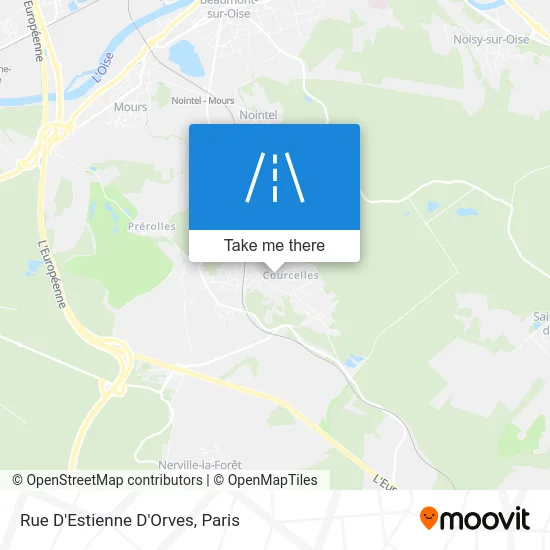Mapa Rue D'Estienne D'Orves