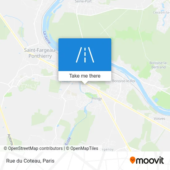 Rue du Coteau map