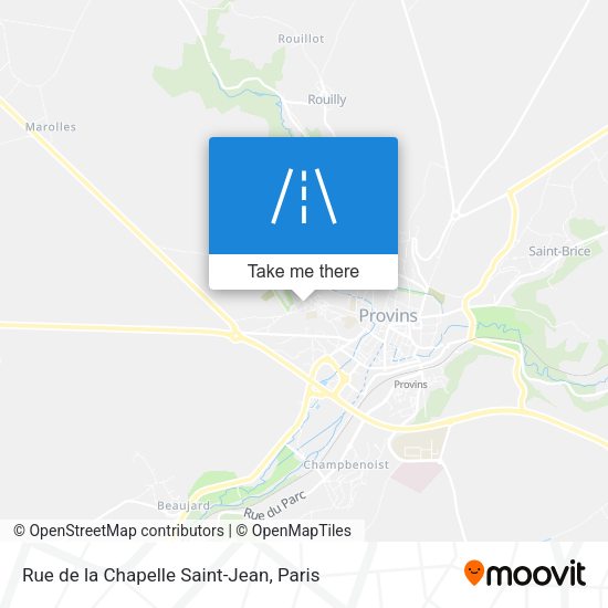 Rue de la Chapelle Saint-Jean map