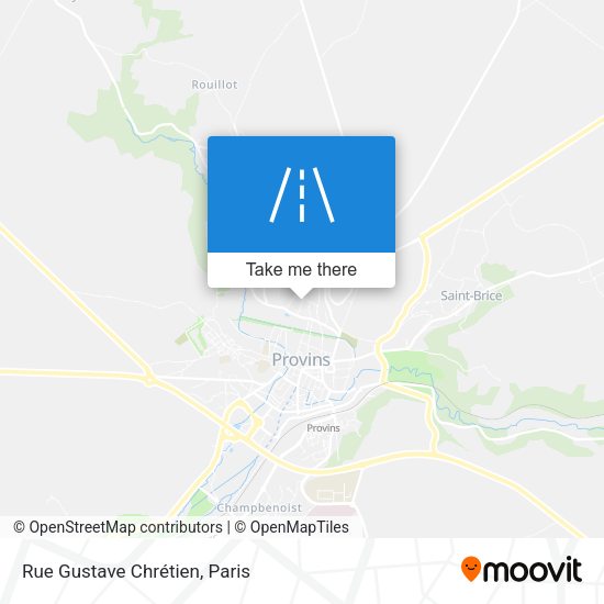 Rue Gustave Chrétien map